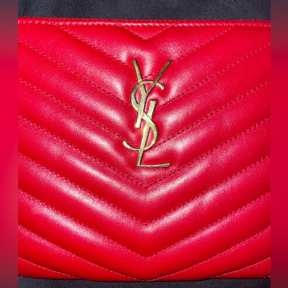 YSL mini chevron pouch - Picture 3 of 5